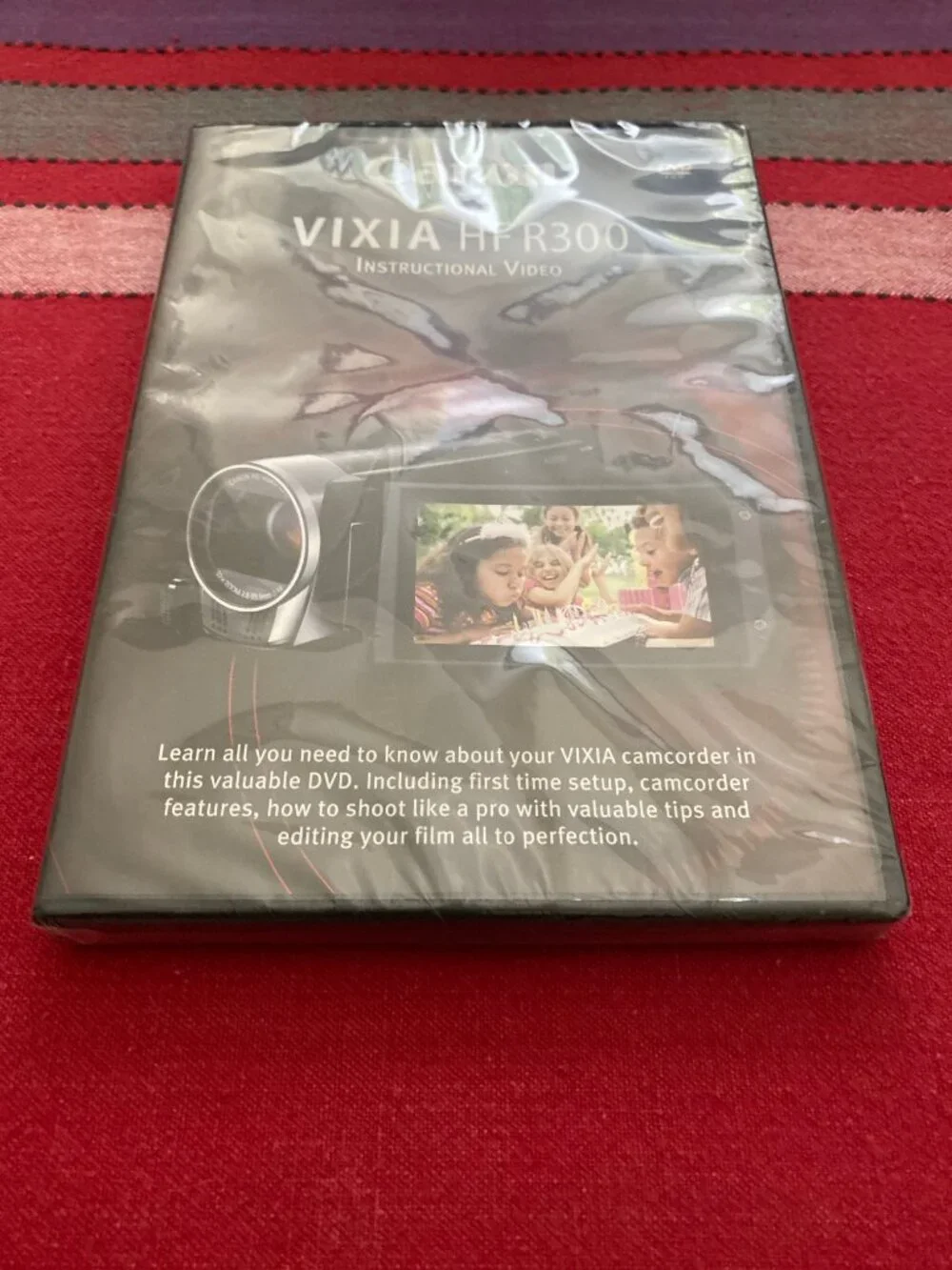 Canon VIXIA HF R300 Instructional Video DVD 2178V982 NEW